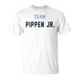 Team Pippen Jr Last Name Proud Family Last Name Familia Blue T-Shirt