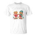 Twinning With My Bestie Christmas Gingerbread Best Friend T-Shirt