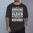 Am Anfang Waren Alle Menschen Ggleich Busfahrer T-Shirt Geschenke für Ihn