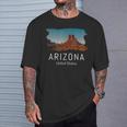 Arizona Montagne Skyline Cadeau Cool Souvenir Usa Arizona T-Shirt Cadeaux pour lui