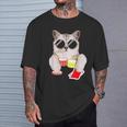 Chat De Poker Texas Holdem T-Shirt Cadeaux pour lui