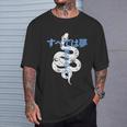 Cosmic Dream Snake Mystical Japanese Streetwear Art T-Shirt Gifts for Him
