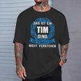 Das Ist Ein Tim Ding First Name T-Shirt Geschenke für Ihn