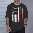 Dog Treat Dealer Dog Owner Dog Treats American Flag T-Shirt Gifts for Him