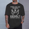 Eineron Uns Beiden Kegelkönig T-Shirt Geschenke für Ihn