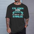 Otaku Sayings Ein Leben Ohne Anime Ist Sinnlos T-Shirt Geschenke für Ihn