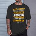 Quote Zimmererer T-Shirt Geschenke für Ihn