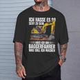 Ich Bin Baggerfahrer Construction Worker Digger T-Shirt Geschenke für Ihn