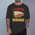 Ich Liebe Döner Kebab Fleisch Döner T-Shirt Geschenke für Ihn