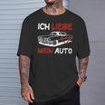 Ich Liebe Mein Auto T-Shirt Geschenke für Ihn