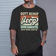 Jörg Name Saying Gott Schuf Jörg T-Shirt Geschenke für Ihn