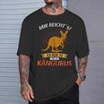 Mir Reichts Ich Gehe Zu Meinen Kängurus Kangaroo T-Shirt Geschenke für Ihn