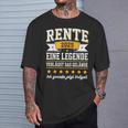 Rente 2025 Rentner 2025 Renteneintritt 2025 T-Shirt Geschenke für Ihn