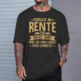 Rentner Endlich In Rente Ruhestand T-Shirt Geschenke für Ihn