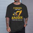 Studieren Kann Jeder Bagger Fahren Nur Die Besten Bagger T-Shirt Geschenke für Ihn