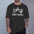 Teacher Saying Heavy Metals Rocks Chemistry Music Love T-Shirt Gifts for Him