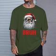 Bruh Santa Claus Groovy T-Shirt Gifts for Him