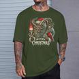 Goth Santa Claus Gothic For Krampus Ugly Christmas T-Shirt Gifts for Him