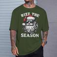 Rizz The Season Santa Claus Christmas Season Rizzler T-Shirt Gifts for Him