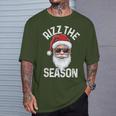 Rizz The Season Sigma Rizzler Santa Claus Rizzmas Joke T-Shirt Gifts for Him