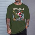 Santazilla Japanese Santa Christmas Monster Kaiju T-Shirt Gifts for Him