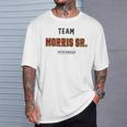 Distressed Team Morris Sr Proud Family Nachname Nachname T-Shirt Geschenke für Ihn