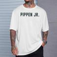 Distressed Team Pippen Jr Last Name Proud Family Gray T-Shirt Geschenke für Ihn