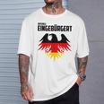 Einbürgert Team Deutschland Einbürgerung T-Shirt Geschenke für Ihn