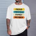 Freeman Retro Freeman Nachname Freeman Raglan T-Shirt Geschenke für Ihn