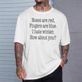 I Hate Winter Poem Freezing Snow Winter Ice Sucks Bad Cold Tank Top T-Shirt Gifts for Him