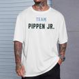 Team Pippen Jr Last Name Proud Family Last Name Familia Blue T-Shirt Geschenke für Ihn