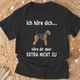 Airedale Terrier Hund Airedale Terrier S T-Shirt Geschenke für alte Männer