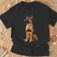 Belgischer Malinois Hund Graphic Pet Belgische Malinois T-Shirt Geschenke für alte Männer