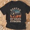 Bester Opa In Ganz Europa S T-Shirt Geschenke für alte Männer