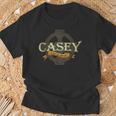 Casey Irischer Nachname Casey Irish Family Name Keltisches Kreuz T-Shirt Geschenke für alte Männer