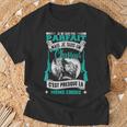 Chasser Drôle Chasseur T-Shirt Cadeaux pour les vieillards