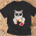 Chat De Poker Texas Holdem T-Shirt Cadeaux pour les vieillards