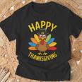 Chemise Happy Thanksgiving Pour Hommes S Enfants Famille Fête De La Turquie T-Shirt Cadeaux pour les vieillards