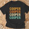 Cooper Nachname Familientreffen Nachname Personalisiert T-Shirt Geschenke für alte Männer