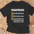 Crane Driver T-Shirt Geschenke für alte Männer