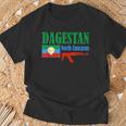 Dagestan Flag Stolzer Dagestani T-Shirt Geschenke für alte Männer