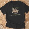 Damen Das Ist Ein Döring Ding Lustiges Familie Döring Mit-Ausschnitt T-Shirt Geschenke für alte Männer