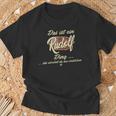 Damen Das Ist Ein Rudolf Ding Lustiges Familie Rudolf Mit-Ausschnitt T-Shirt Geschenke für alte Männer