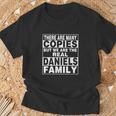 Daniels Last Name Name Personalised Daniels T-Shirt Geschenke für alte Männer