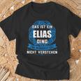 Das Ist Ein Elias Dingorname T-Shirt Geschenke für alte Männer