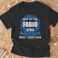 Das Ist Ein Fabio Dingorname T-Shirt Geschenke für alte Männer