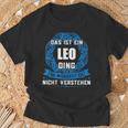 Das Ist Ein Leo Dingorname T-Shirt Geschenke für alte Männer