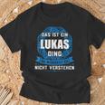 Das Ist Ein Lukas Dingorname T-Shirt Geschenke für alte Männer