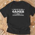 Das Ist So Ein Gamer Ding Gamer-Spruch T-Shirt Geschenke für alte Männer