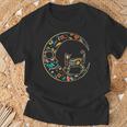 Dia De Los Muertos Chat Lune T-Shirt Cadeaux pour les vieillards
